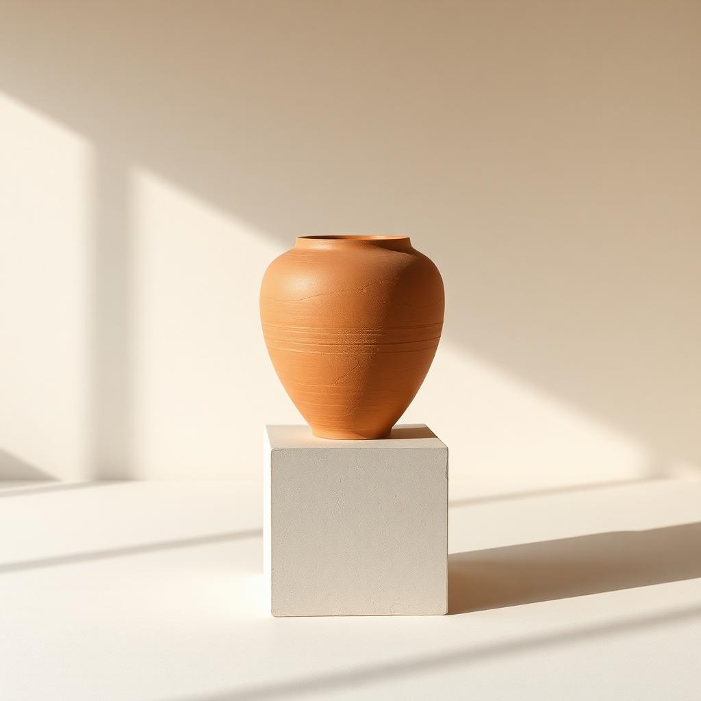 The Egyptian Zeer Urn terracotta evaporative cooling sculpture