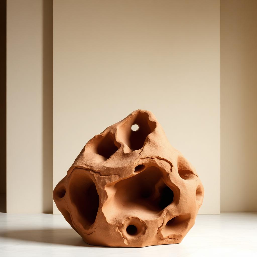 The Scholar's Rock terracotta evaporative cooling sculpture